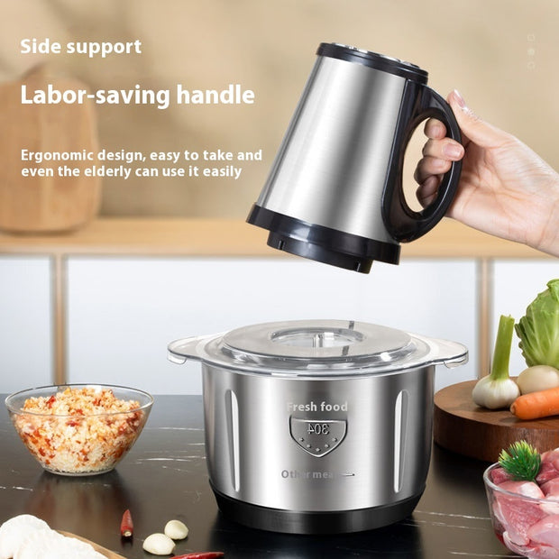 HomeGlow™ PowerGrind Electric Stainless Steel Meat Grinder