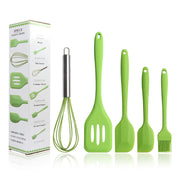 HomeGlow™ Premium 5-Piece Silicone Kitchen Utensil Set