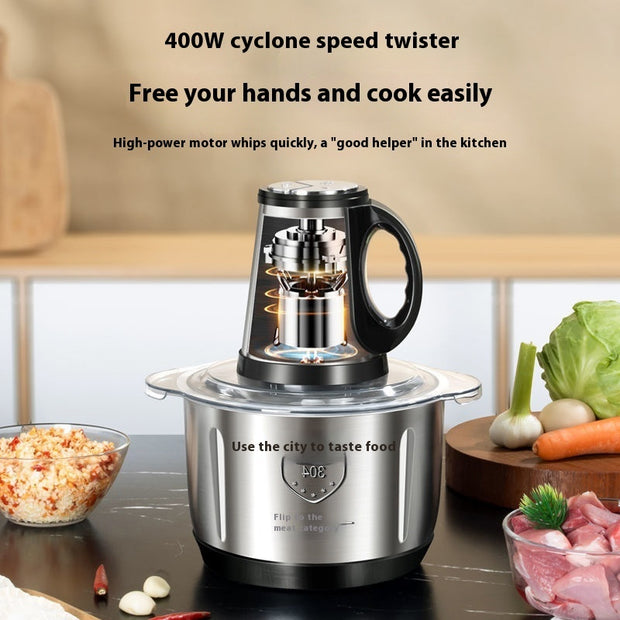 HomeGlow™ PowerGrind Electric Stainless Steel Meat Grinder
